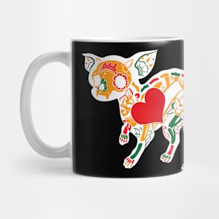 Chihuahua Cinco Skeleton Mug